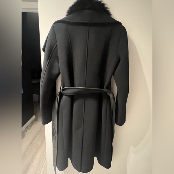 SOLD!!!!! NWOT Mackage Nori wool coat w fur - Picture 8 of 11